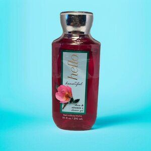 Bath & Body Works Hello Beautiful Shea & Vitamin E Shower Gel‎ 10 Oz Signature